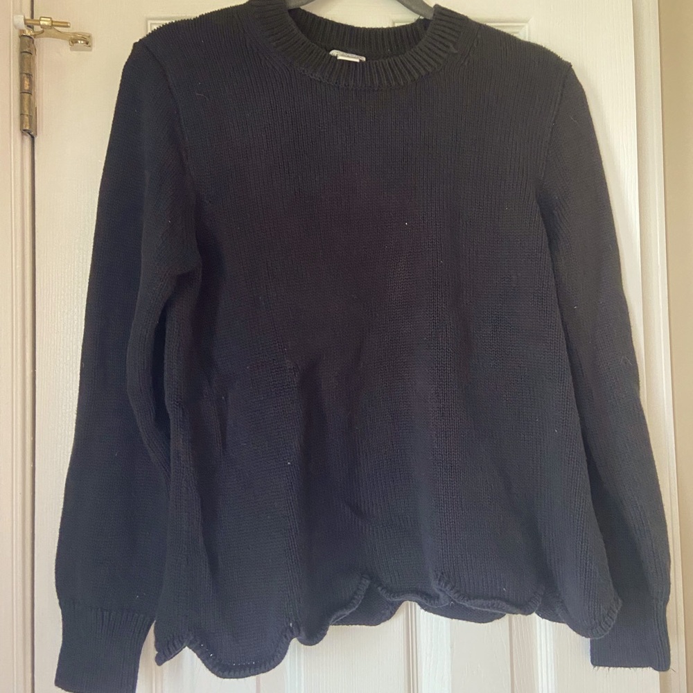 Scallop Trim J. Crew Sweater